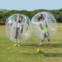 Wholesale Free Shipping 1.0mm TPU Inflatable Zorb Ball 1.5m Bubble Soccer Ball Air Bumper Ball Bubble Football For Adults 2024 - buy cheap