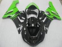 Kits de carenagem 100% para kawasaki ninja zx 6r, conjunto de carenagens de alta qualidade ht38, 2005, 2006, zx6r, 05, 06, verde e preto 2024 - compre barato