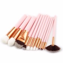 New Arrival 12pcs/set Makeup Brushes Beauty Tool Kits Fan Make up Brushes Large Eyeshadow Brush Wood Handle maquiagem Wholesale 2024 - buy cheap