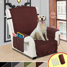 Cojín de sofá de doble cara para mascotas, fundas de sofá impermeables extraíbles para sala de estar, Protector de muebles reclinable, perros 2024 - compra barato