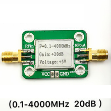 Lna amplificador de banda larga 0.1-4000mhz, 20db, receptor rf para rádio fm hf vhf/uhf ham, controle remoto, wi-fi, bluetooth 2024 - compre barato