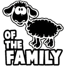 15CM*15.7CM Black/Sliver Sheep Vehicle Vinyl Decal Car  Sign Car Sticker And Decals Motorcycle Car Styling Accessories C8-0134 2024 - buy cheap