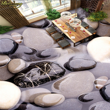 Beibehang пользовательские фото обои пол живопись камни камень галька ванная комната 3D Искусство пол papel de parede 2024 - купить недорого