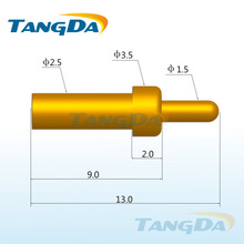 Tangda pogo штырьковый соединитель, телефон, диаметр 13,0 * мм, а, проводящий сигнал, высокоточный пружинный зонд 2024 - купить недорого
