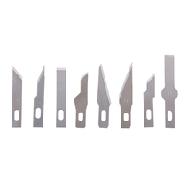 10pcs/lot Stainless Steel Blade for Wood Carving Engraving Craft Sculpture Knife Scalpel Cutting Tools for PCB Repair 2024 - buy cheap