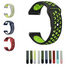 22mm 20mm strap huami Amazfit Bip Band for samsung gear sport s2 Classic s3 Frontier Silicone galaxy watch 42 46mm huawei gt 2 2024 - buy cheap
