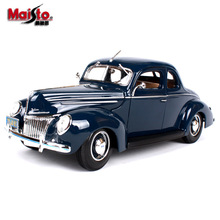 Maisto modelo de carro clássico para ford, modelos de brinquedo masculino em liga metálica ford 1939, 1949, 1950, 1967, presente para homens com caixa original, simulação 2024 - compre barato