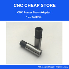 New 1pc 12.7mm to 8mm Inner Diameter High Precision Engraving Bit CNC Router Tool Adapter for Collet Wholesale Price 2024 - buy cheap
