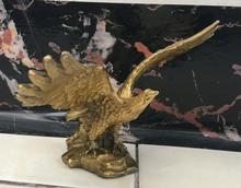 Chinese Fengshui Brass king of birds Eagle Hawk Animal sculpture Statue bronze factory outlets can choice colour :silver gold 2024 - buy cheap