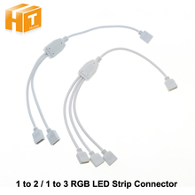 Conector de tira led rgb de 4 pinos, 1 a 3 / 1 a 2. 2024 - compre barato