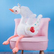 Лебедь, принцесса, плюшевые игрушки, милая кукла фламинго, мягкая кукла-животное, лебедь балета с короной, детская Успокаивающая игрушка, по... 2024 - купить недорого