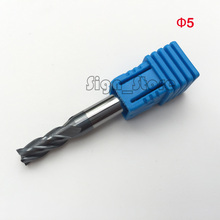 3pcs 6*5*13*50mm 4F carbide end mill HRC55 4 Flute Milling cutter cnc Router endmill milling long bits cnc tools cutting tool 2024 - buy cheap