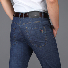 ICPANS Men's Denim Pants Men Jeans Spring Summer Business Jeans Men Straight Casual Cotton Mens Jeans Trousers Plus Size 40 42 2024 - buy cheap