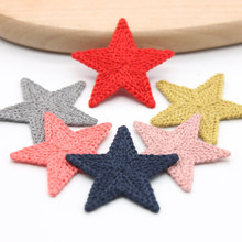 34mm 20pcs/pack Mini Cotton Pentagram for Party Home Hat Shoes Clothing backpack Decoration Crafts DIY Handmade Accessories 2024 - buy cheap