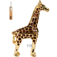H&D Ring Holder Hinged Trinket Boxes for Gifts ,Jewelry Boxes Organizer Display Holder (giraffe trinket box) 2024 - buy cheap