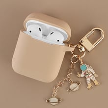 Luxury Spaceman Astronaut Silicone Case for Apple Airpods Case Accessories Protective Cover Bag Bluetooth Earphone Box 2024 - buy cheap