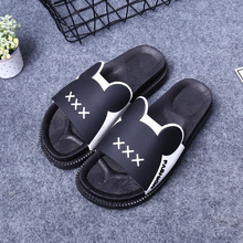 Summer Women Slippers Carton Soft Soles Non-slip Home Bathroom Slippers Beach Flip Flops Shoes Woman Outside Flat Slides 2024 - buy cheap