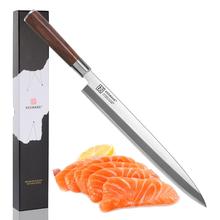 Top Quality SUNNECKO 10.5 inch Sashimi Kitchen Knife Japanese VG10 2-Layer Stainless Steel Blade Cut Wood Handle Razor Sharp 2024 - buy cheap