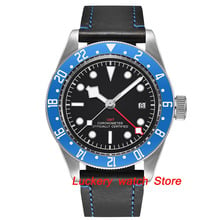 41mm Corgeut GMT men's watch black dial luminous rotating Bezel sapphire glass Automatic movement wrist watch-CA27 2024 - buy cheap