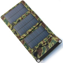 BUHESHUI Foldable Solar Charger For Mobile Phone /Mobile Power Bank Charger 5W Solar Panel Charger 20Pcs/Lot Wholesale 2024 - buy cheap