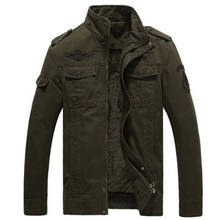 Black Army Khaki 3 colors Plus Size 6XL High Quality Winter Warm Men Bomber Jackets Military Jackets 2024 - buy cheap