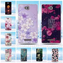 Printed Phone Cases For Sony S39h Case Cover For Sony Xperia C CN3 C2304 C2305 S39 S39H Fundas 5.0" Cover Case For Sony Xperia C 2024 - buy cheap