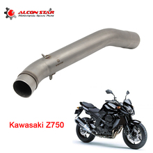 Alconstar For Kawasaki Z750 Motorcycle Exhaust Middle Pipe Connect Pipe Muffler Escap Link Pipe Middle Section Adapter Pipe 2024 - buy cheap