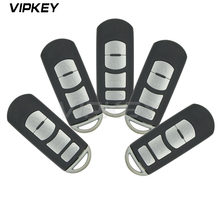 Remotekey 5pcs Smart key case 2009 2010 2011 2012 2013 replacement 4 button for Mazda CX-5 CX-7  3 5 6 with battery holder 2024 - buy cheap