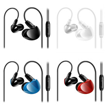 Qijiagu 10 pçs na orelha com fio fone de ouvido fones esporte fone de ouvido smartphone com microfone para android iphone 2024 - compre barato