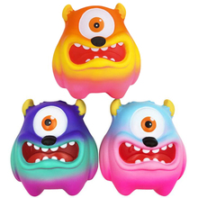 Jumbo Cute Monster Squishy Cartoon Slow Rising Simulation Bread Scented Stress Relief Squeeze Toy Funny Gift Toy for Children 2024 - buy cheap
