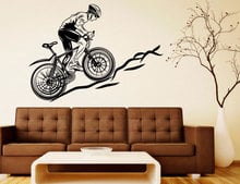 Cool Sport Bicycle Mountain Bike Decals Wall Vinyl Stickers Home Decor Living Room Bedroom Removable Art Murals 3YD7 2024 - buy cheap