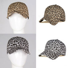 Fashion Women Leopard Baseball Cap Snapback Hat Outdoor Sports Adjustable Caps 2024 - buy cheap