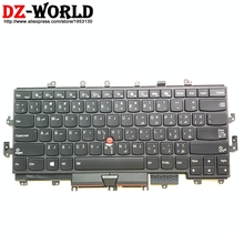 Новая/оригинальная ARA AE арабская клавиатура с подсветкой для Thinkpad X1 Yoga Gen 1st подсветка Teclado SN20H34915 00JT867 01AW906 2024 - купить недорого