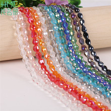 New Arrival 4x6mm Approx 70pcs Crystal Tear Drop Shape Beads Faceted Glass Beads Loose Spacer Round Beads For DIY Jewelry Making 2024 - buy cheap