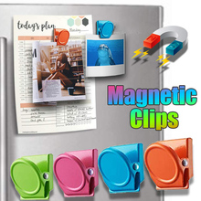 Clipes magnéticos de metal, para geladeira, quadro branco, clipes magnéticos para note, ímãs, clipe de metal 2024 - compre barato