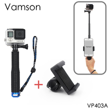 Vamson para Go Pro 6 Cámara de Acción surf buceo extensible palo selfie monópodo para GoPro Hero 5 4 para yi 4K 2024 - compra barato