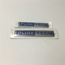 Emblema traseiro para peugeot, 3008 4008 5008 208 306 307 308 508 350thp 400thp puretech, adesivo de tecnologia pura, para-choque, porta-malas 2024 - compre barato