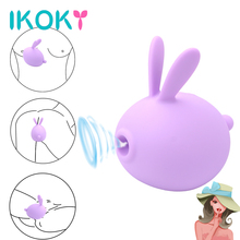 IKOKY IKOKY Nipple Sucker Massage Clitoris Vagina Stimulator Sex Toys for Women Sucking Vibrator Rabbit Dildo Vibrator 2024 - buy cheap