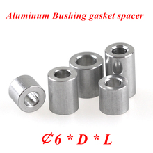 20pcs M6 Aluminum flat washer aluminum Bushing gasket Spacer CNC sleeve Non-threaded standoffs For RC Model Parts 2024 - buy cheap