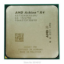 Четырехъядерный процессор AMD Athlon X4 730 2,8 ГГц, процессор AD730XOKA44HJ Socket FM2 2024 - купить недорого
