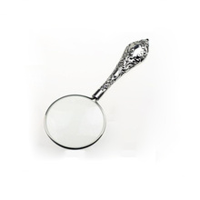 3.5X Vintage Metal Magnifying Glass Handle Magnifier for Reading 2024 - buy cheap