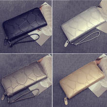 Fashion Women Serpentine Zipper Leather Wallet Coin Purse Card Holder Handbag bolsa feminina 2024 - buy cheap