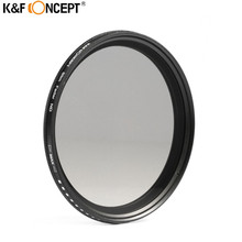 K & F CONCEITO ND2 Para ND400 67mm Fader ND Filtro Ajustável de Densidade Neutra Para Canon 7D 50D D3300 750D Nikon D90 D3100 D3200 D7200 2024 - compre barato