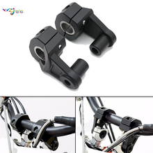 1 Pair Universal 7/8 Inch Pivoting Motorcycle Handlebar Riser For 22mm/28mm Bars Clamp 2024 - buy cheap