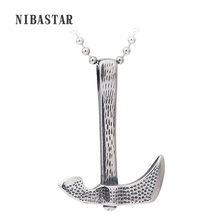 Hot Selling Unique Vintage Axe Stainless Steel Necklace Male men's Design Necklace Pendant Jewelry 2024 - buy cheap