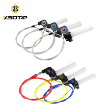 Zsdtrp 22mm grampos de acelerador de motocicletas, resolver torção com cabo de acelerador para pit dirt bike motocross atv 110-250cc 2024 - compre barato