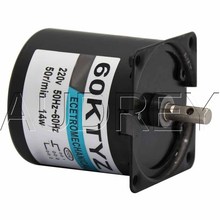 FREE SHIPPING Low speed micro permanent magnet synchronous motor 60KTYZ AC 220V 14w geared motor 2.5 to 110rpm 2024 - buy cheap