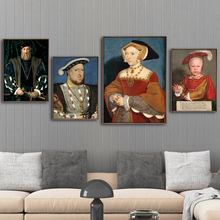 Decoração da casa de Impressão Cartaz Da Arte Da Parede Da Lona Óleo Unframde Desenhos Imagens de Pinturas Hans Holbein O Jovem Alemão 2024 - compre barato