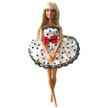 NK One-Conjunto de traje hecho a mano para niña, Vestido corto para muñeca Barbie, vestido para bebé, cumpleaños y Año Nuevo, el mejor regalo para niños 049B 2024 - compra barato