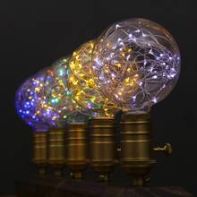 Vintage Fairy String LED Bulb,Edison G95 LED Filament Lamp,E27 85-265V,Decor For Christmas Home Wedding 2024 - buy cheap